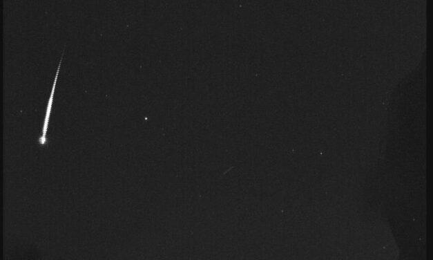 Bright bolide from the weak June Draconids meteor shower